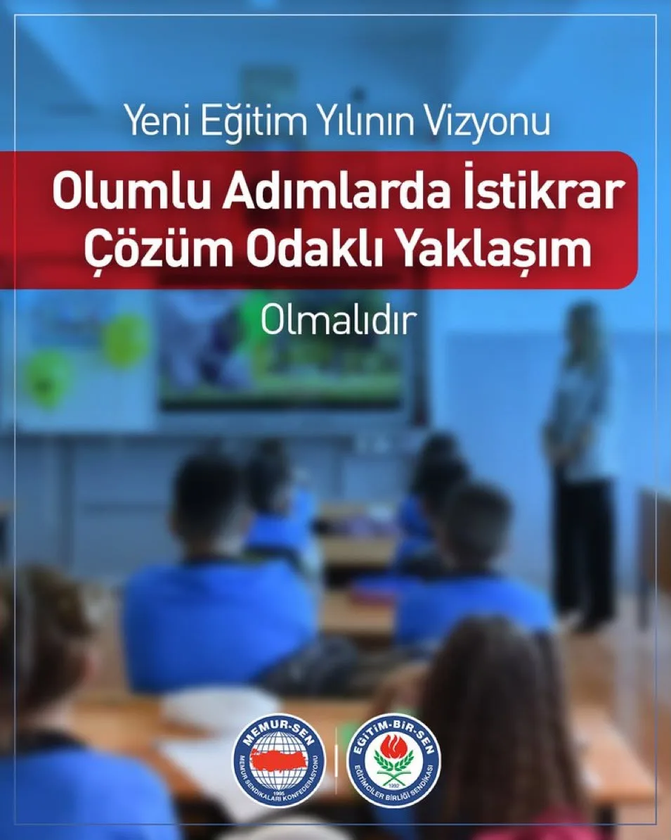YENİ EĞİTİM YILININ VİZYONU
