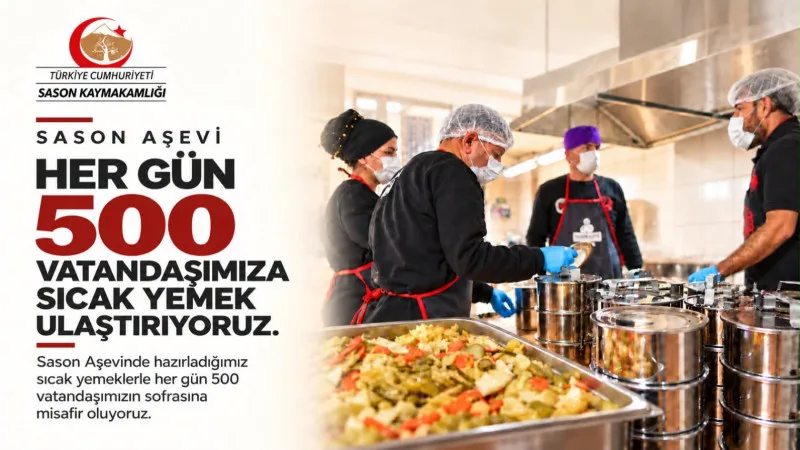 AŞEVİNDEN 500 KİŞİYE SICAK YEMEK