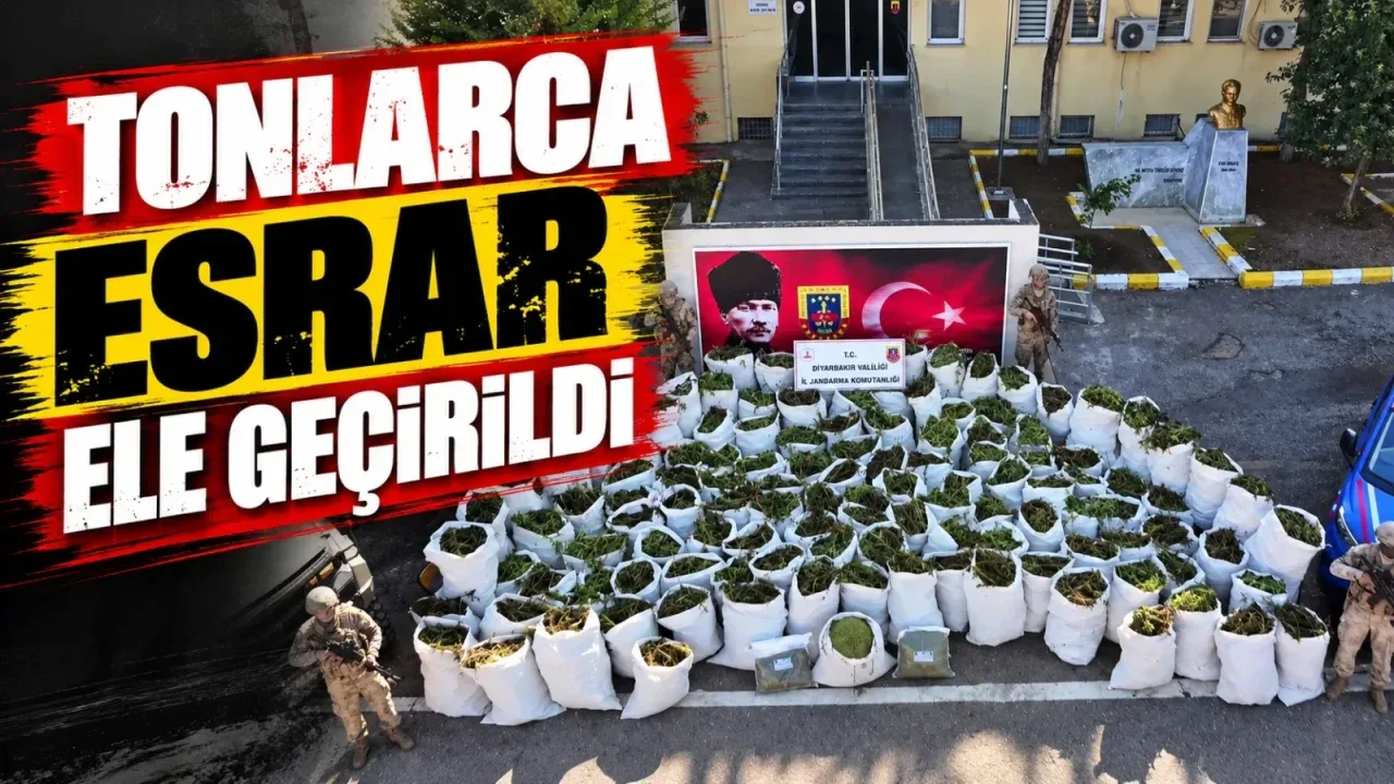 Tonlarca esrar ele geçirildi