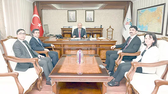 CTE HEYETİ VALİ CANALP’İ ZİYARET ETTİ